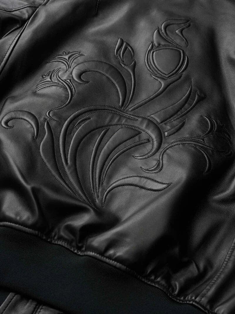 Blauer Bomber Donna in Pelle Laurienne Nero – Giacca con ricami 26SBLDL02448 in Giacche Broadway Red - Barletta, commercioVirtuoso.it