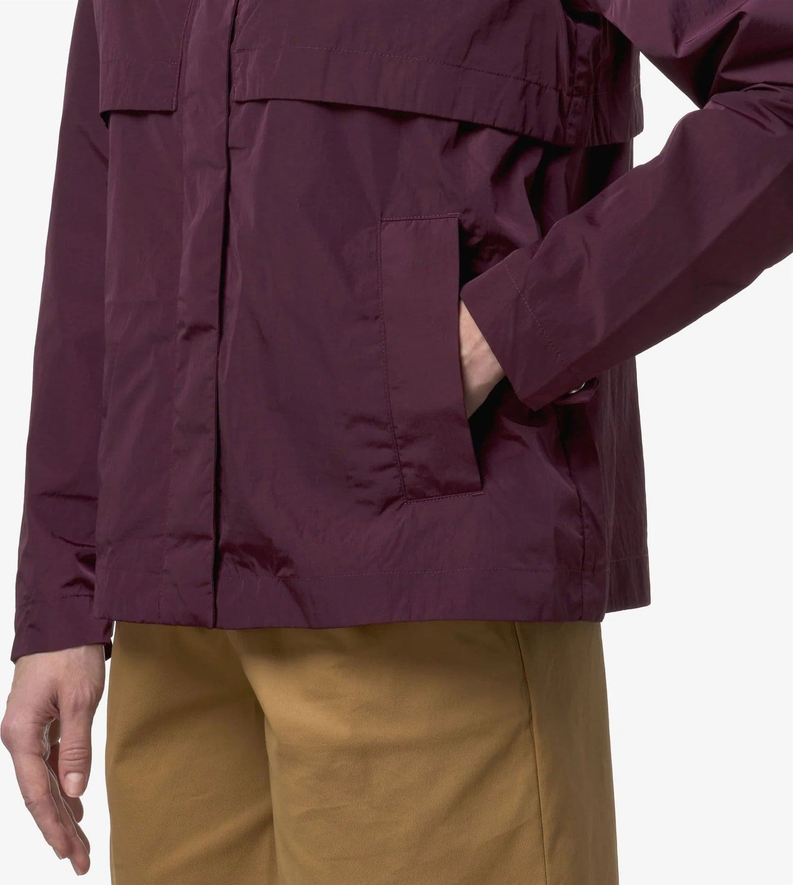 K-Way Sophie giacca donna dettaglio tasca con zip