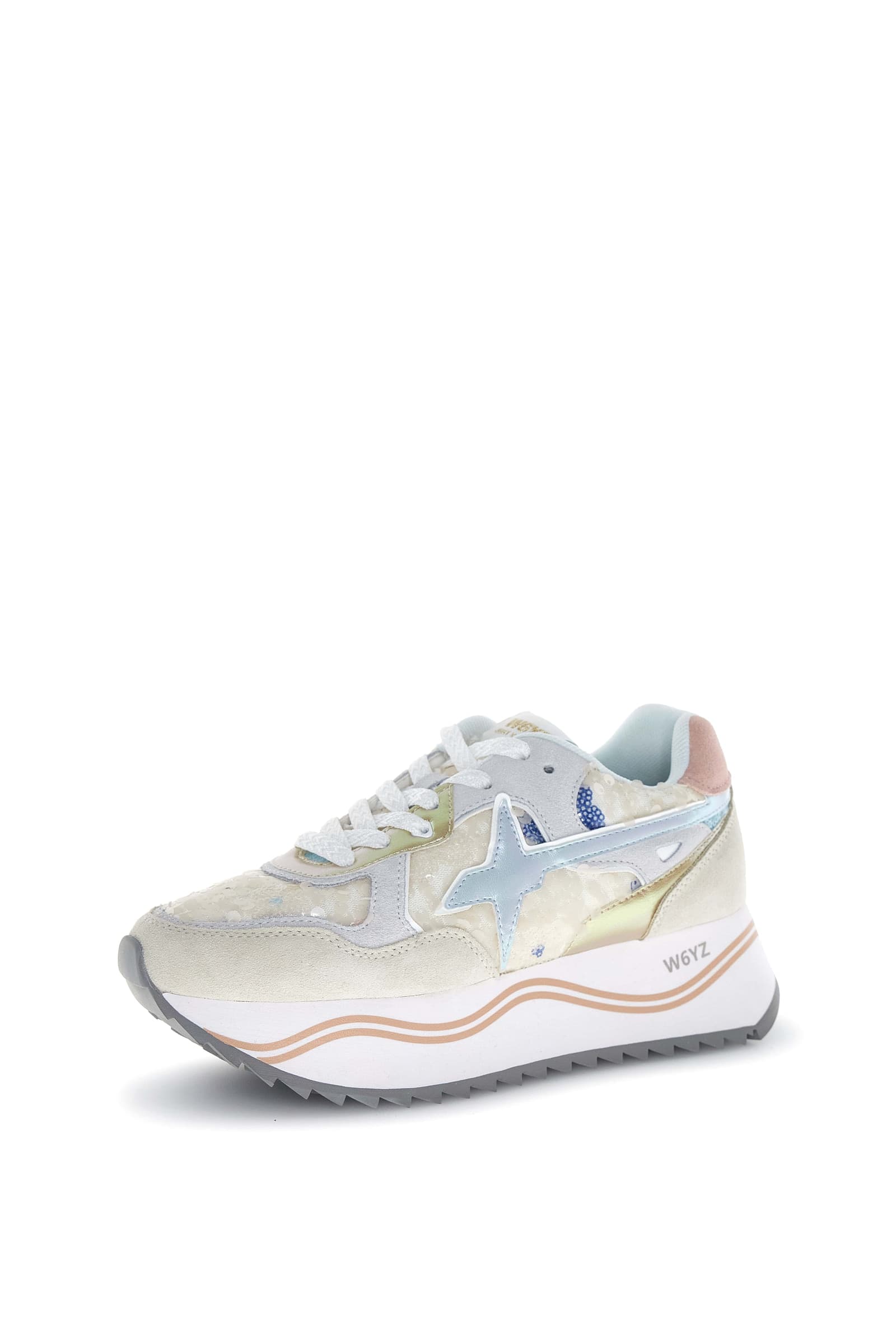 W6YZ Sneaker scarpa Donna DEVA Platform White Multicolor 2017405532N86 - 6