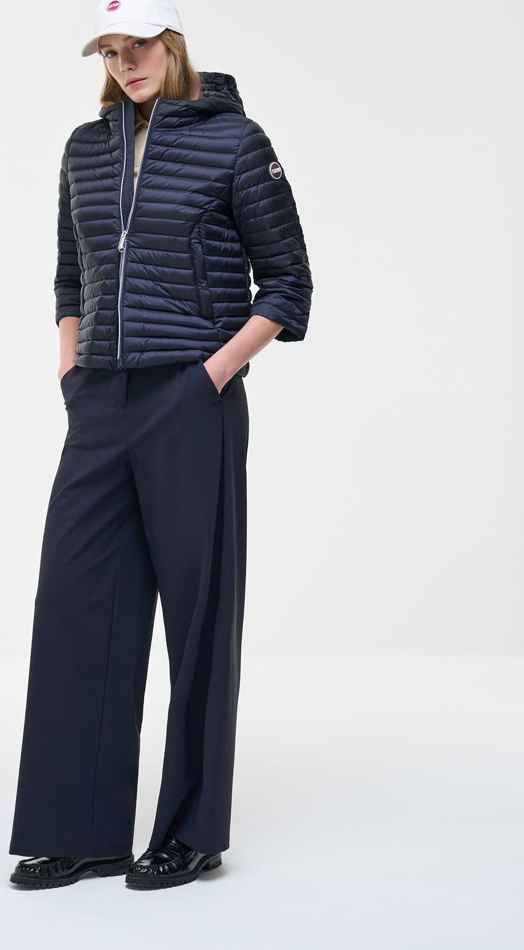 Colmar Cappa Donna 100 Grammi 2172 Blu Navy con Cappuccio in Giacche Broadway Red - Barletta, commercioVirtuoso.it