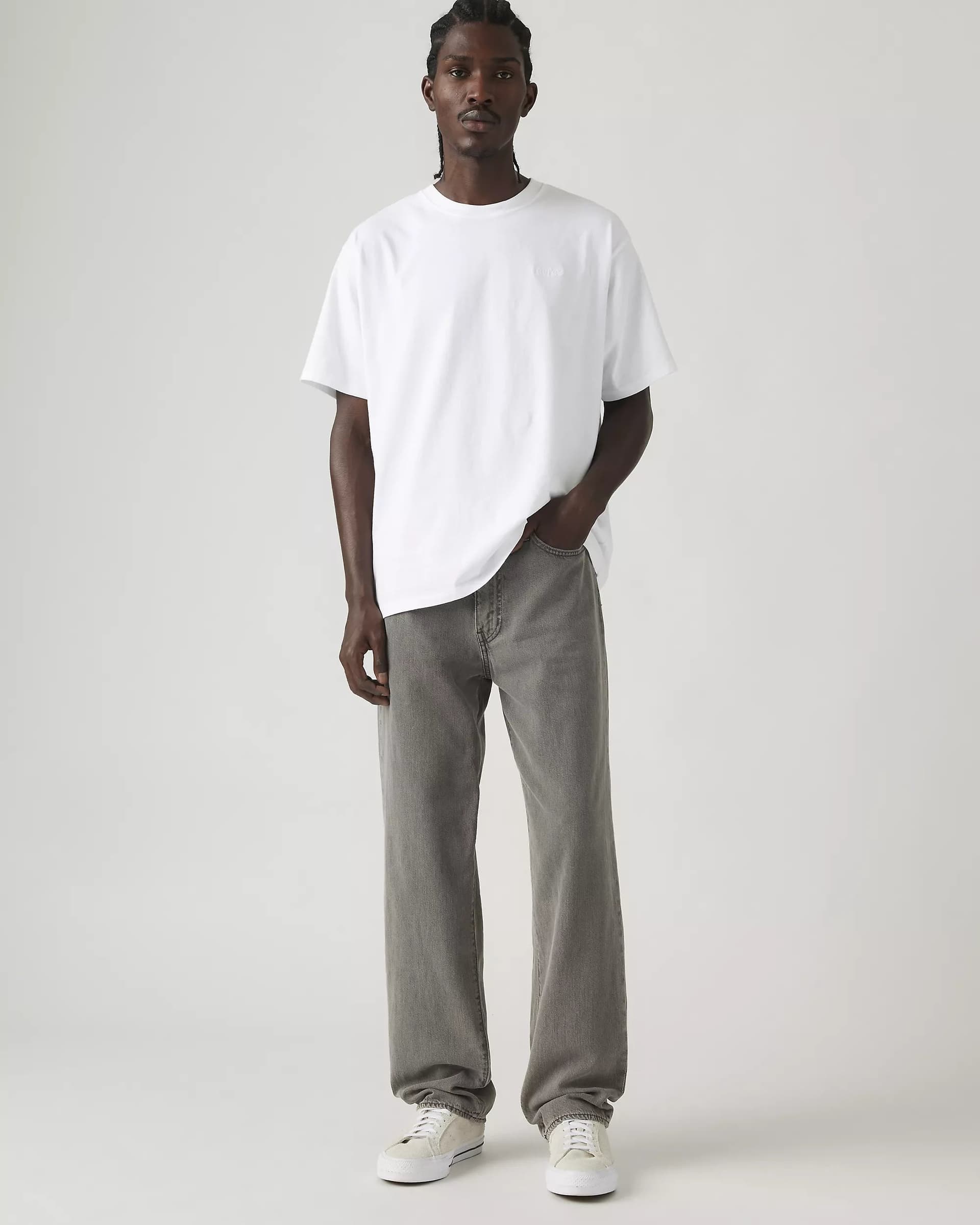 Levi's 568™ Loose Straight Jeans Uomo Linen+ Denim Grigio Lightweight 290370082 in Jeans Broadway Red - Barletta, commercioVirtuoso.it