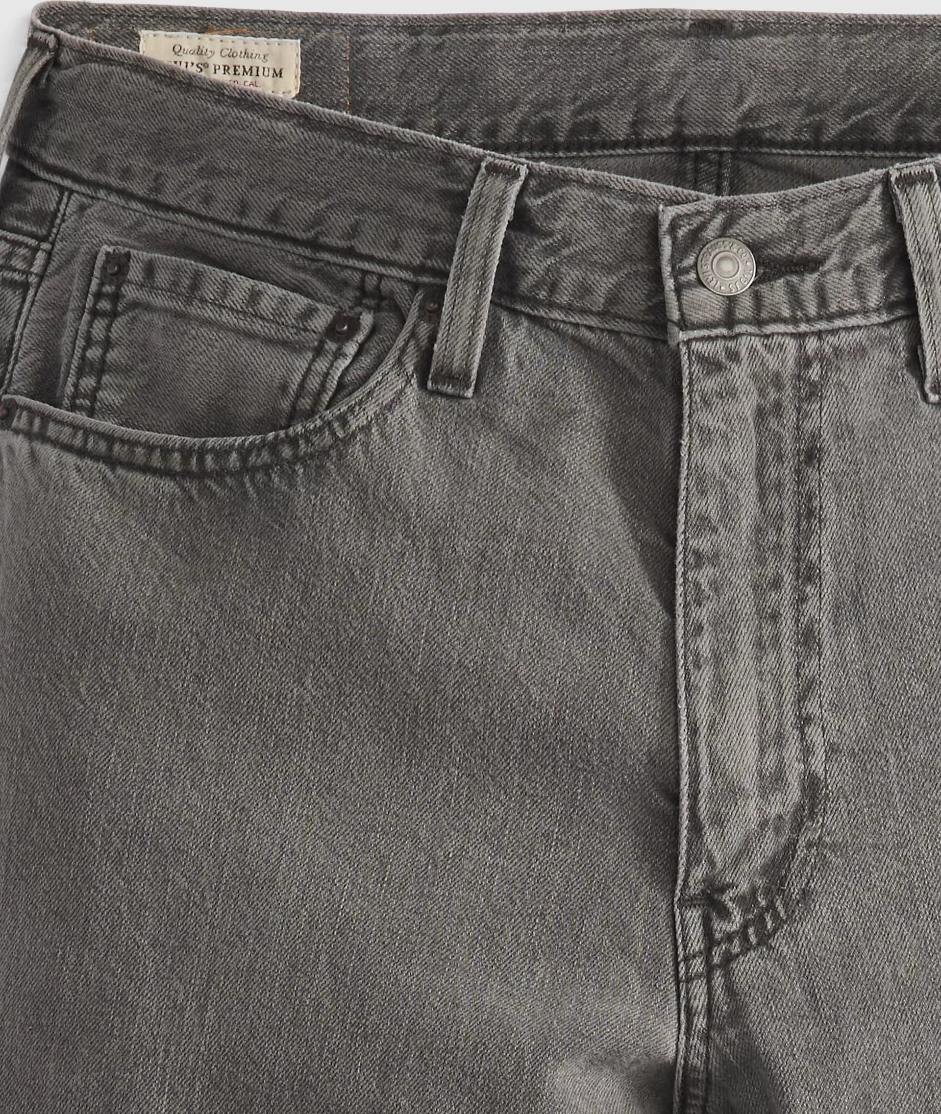 dettaglio tessuto denim linen levis 568 loose straight