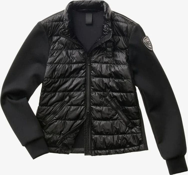 Blauer Giubbino Donna Haskel Nero – Piumino ibrido con maniche in scuba 26SBLDC02206 in Giacche Broadway Red - Barletta, commercioVirtuoso.it
