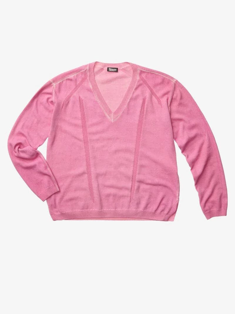 Blauer Maglia donna scollo a V leggera Empire 26SBLDM02484 in Maglioni Broadway Red - Barletta, commercioVirtuoso.it