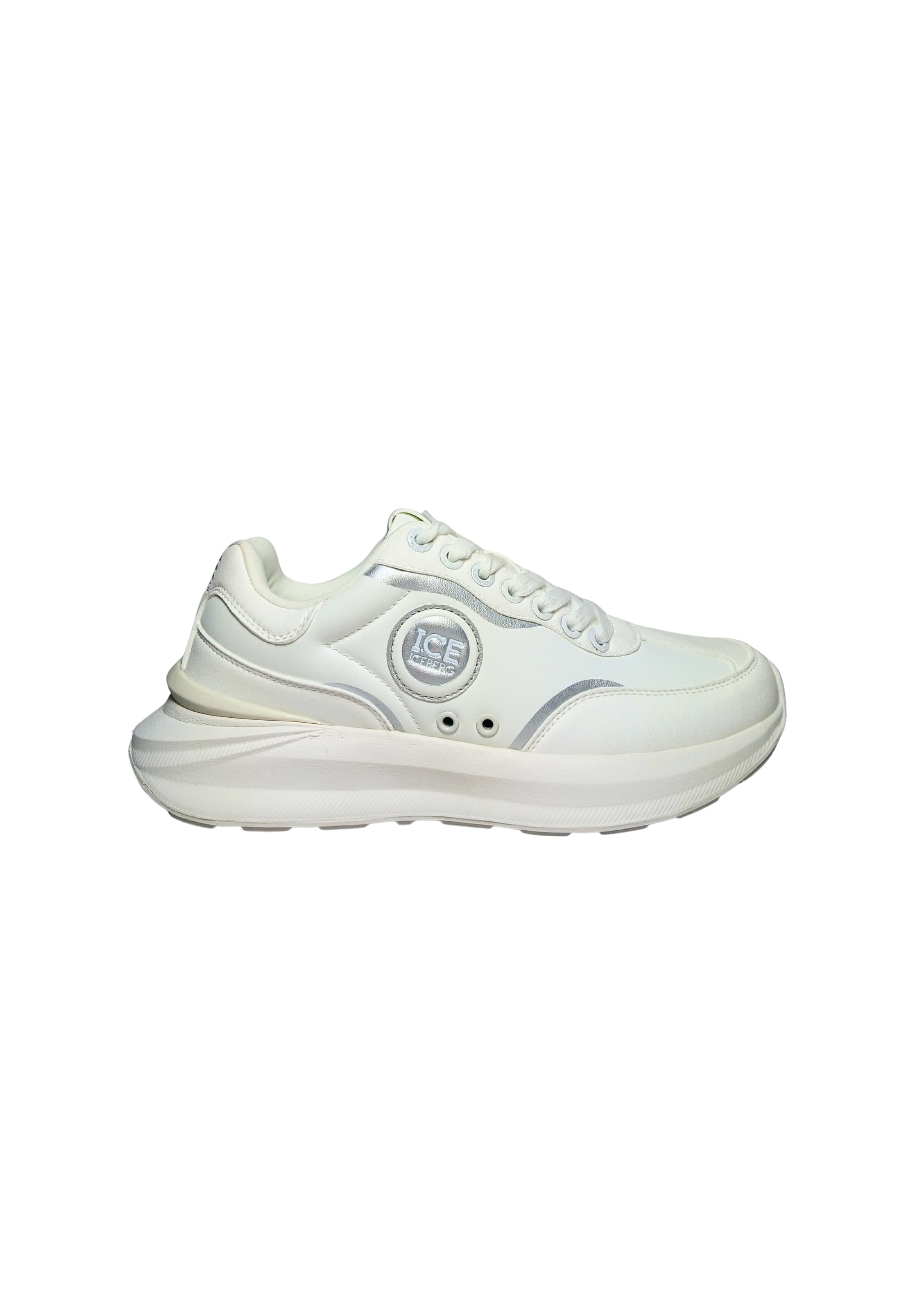 ICEBERG Scarpe Adulto unisex Iceberg Sneakers silhouette sportiva total white. - 6