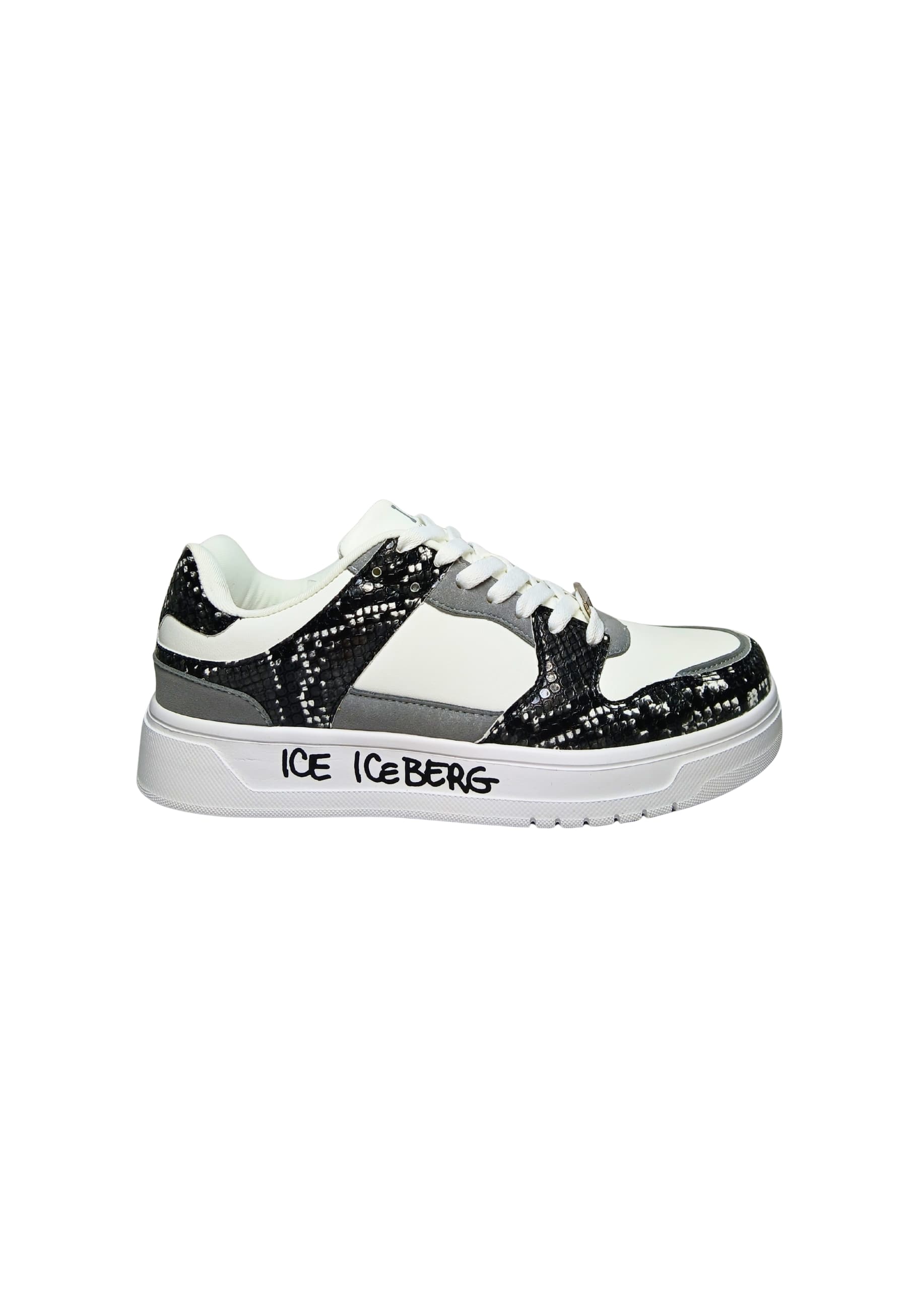 ICEBERG Scarpe Adulto unisex Iceberg Sneakers basse, stampa serpente, brand logo laterale. - 6