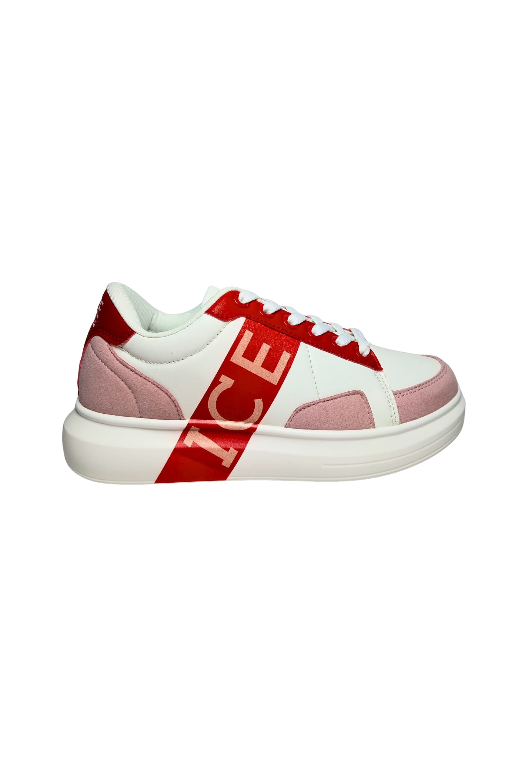 ICEBERG Scarpe Adulto unisex Iceberg Sneakers alte multicolor red. Fascia laterale con brand logo. - 6