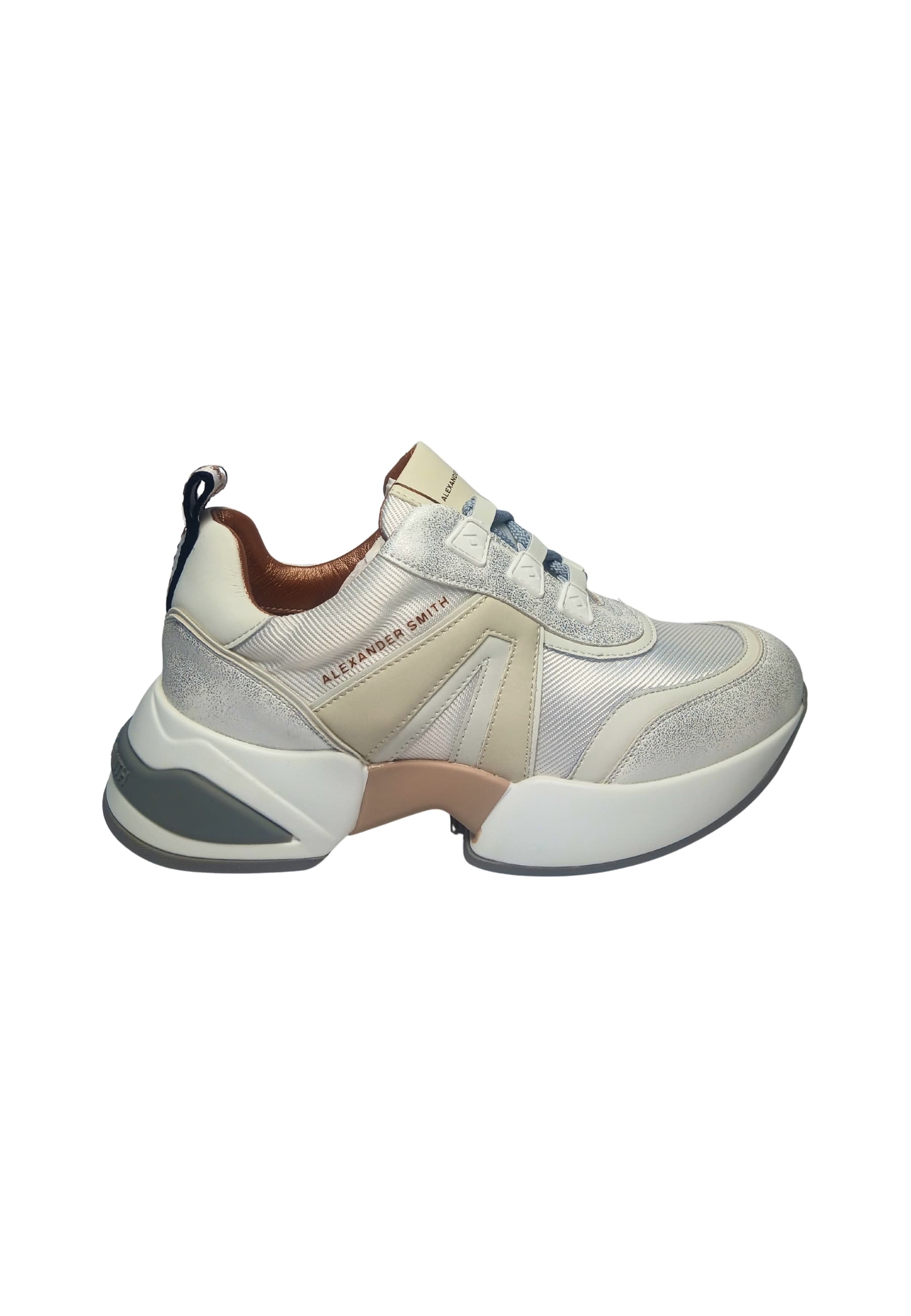 ALEXANDER SMITH Scarpe Donna Alexander Smith Marble Woman White Silver - 6