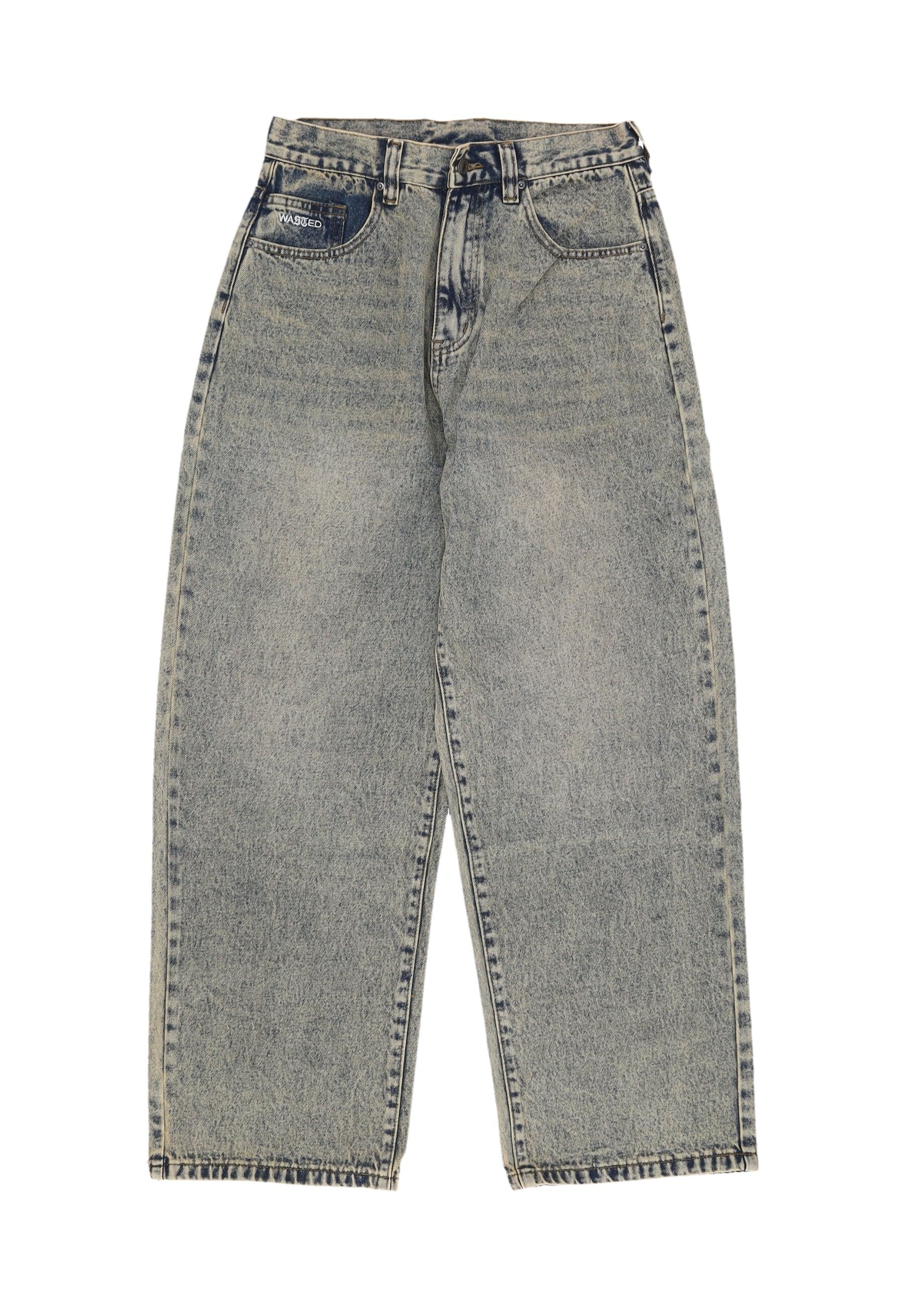 WASTED PARIS Jeans Uomo Grand Pants Acid Blue - 3