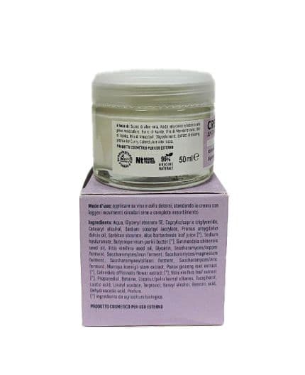 Crema Viso bio 50ml  Anti-Age giorno aloe vera, acido ialuronico, vite rossa, jojoba, vinaccioli per i segni del tempo - 3