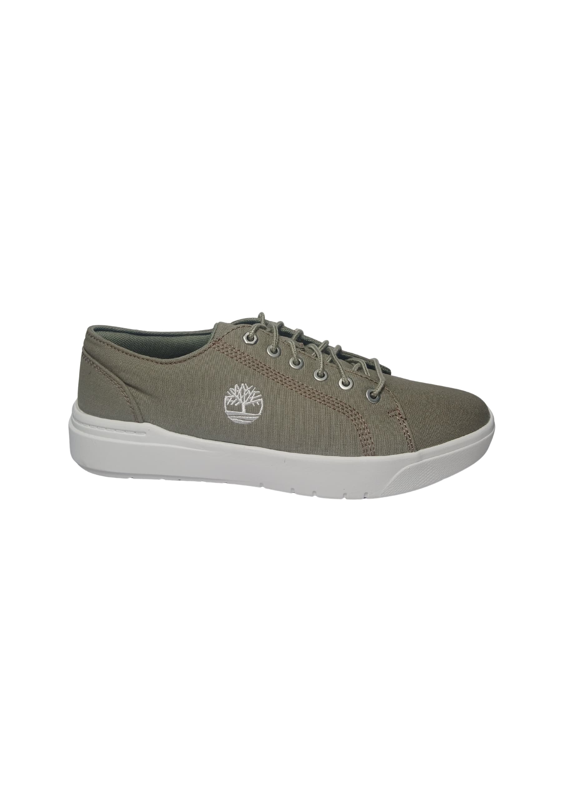 TIMBERLAND Scarpe Uomo Timberland Seneca Bay Low Lace Sneaker Light Taupe Canvas - 6