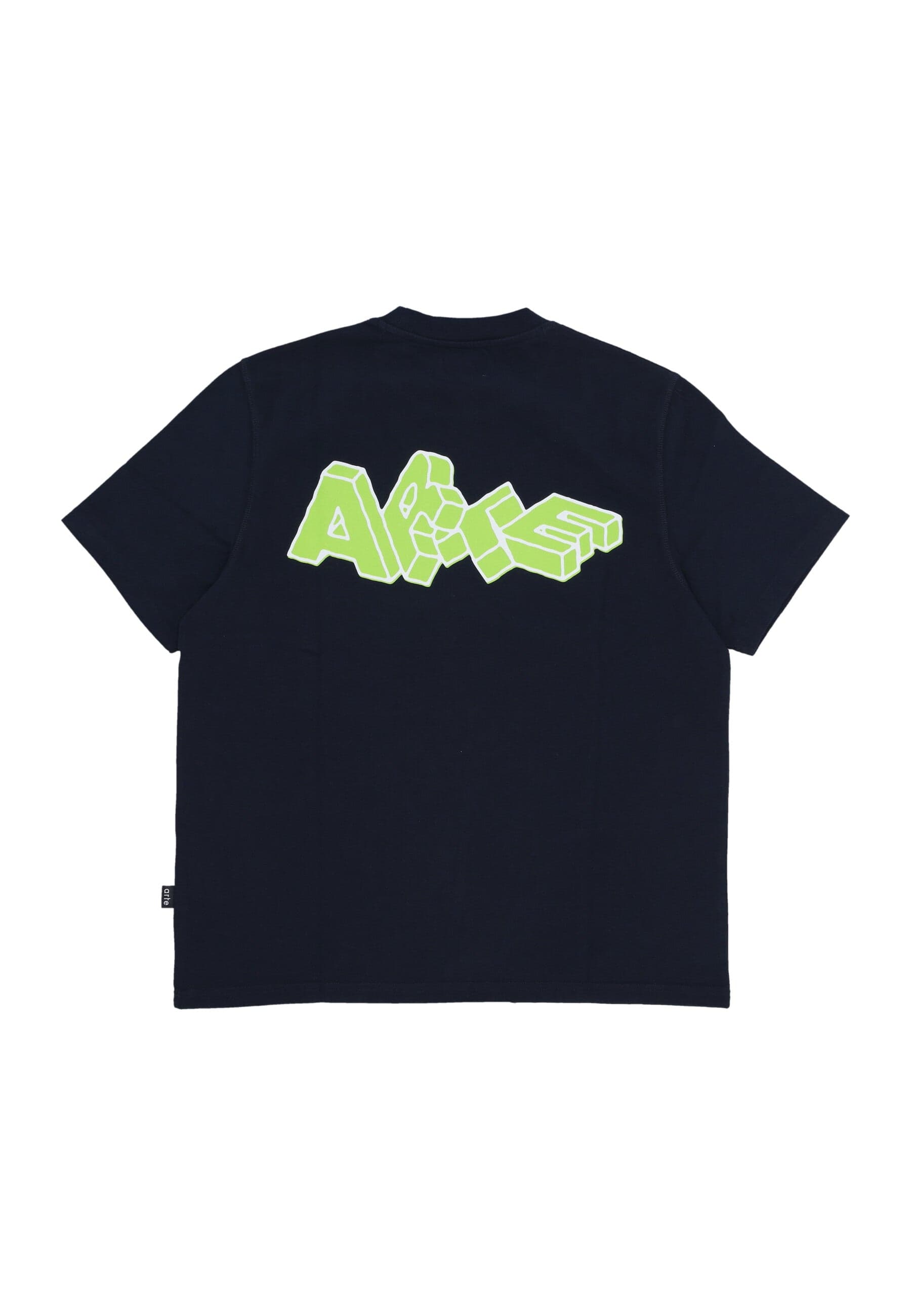 ARTE Maglietta Uomo Block Print T-shirt Navy - 3
