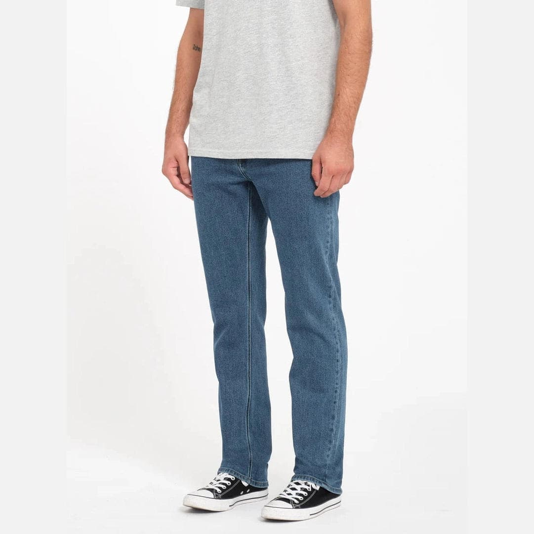 Pantalone Volcom Solver Washed Blue - 2