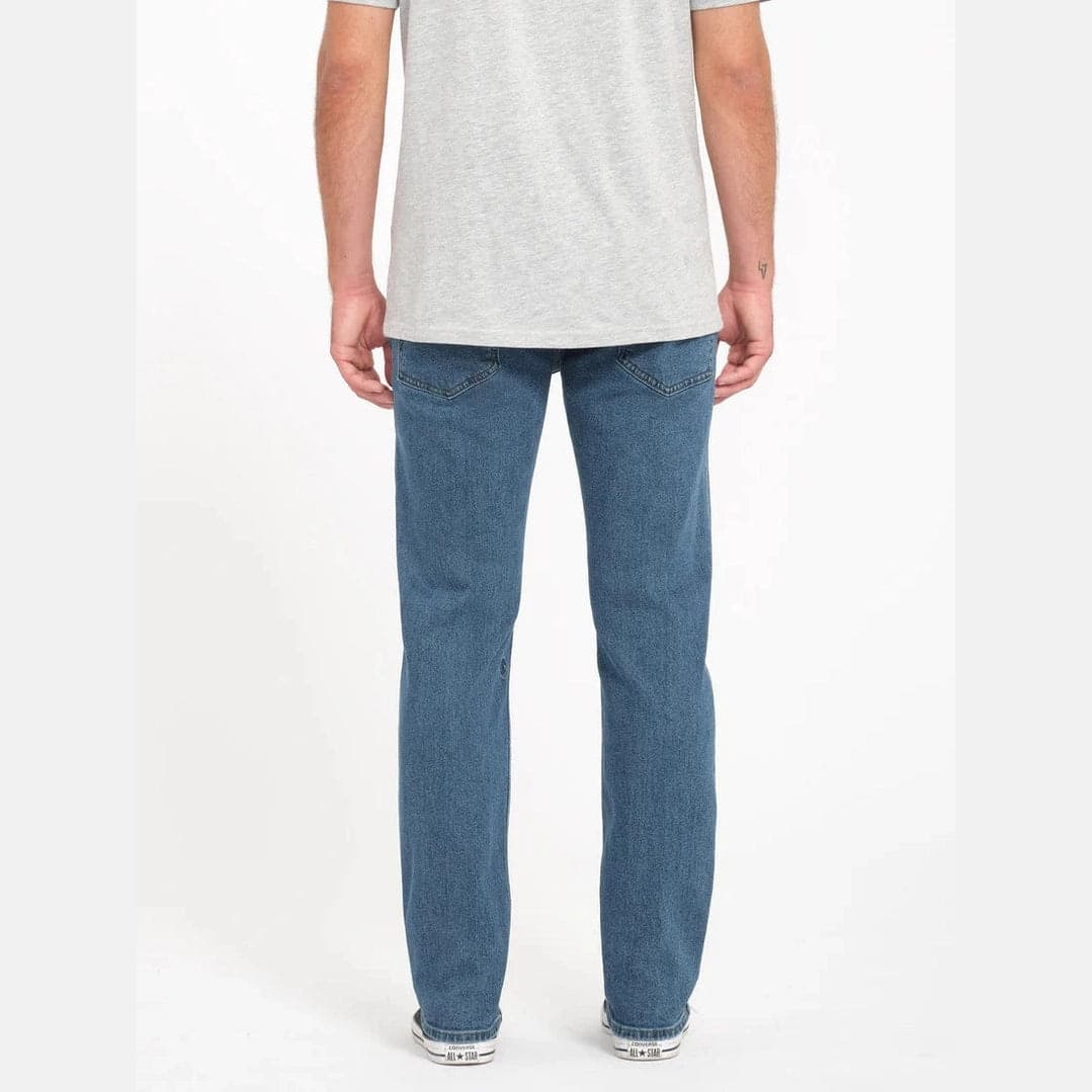 Pantalone Volcom Solver Washed Blue - 3