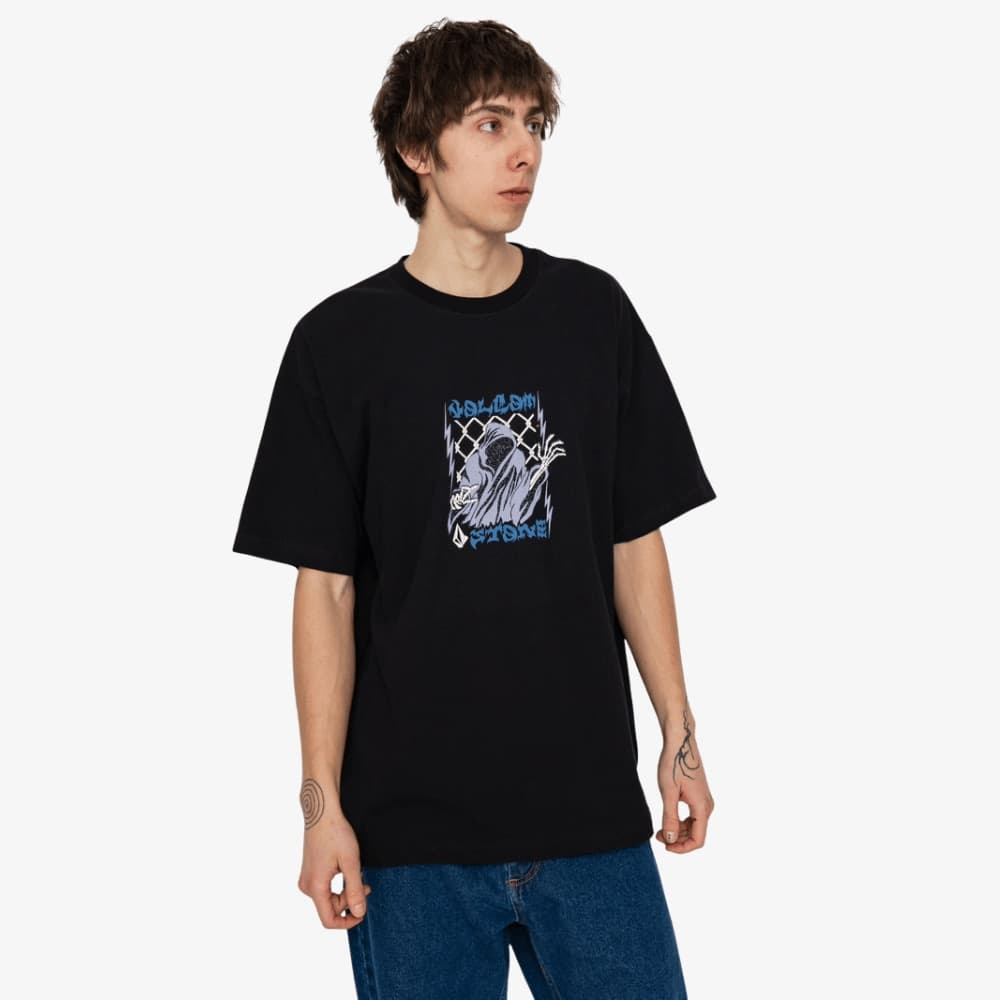 T-Shirt Volcom Thundertaker Black - 3