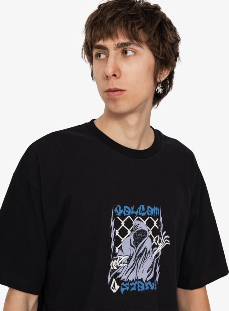 T-Shirt Volcom Thundertaker Black - 5