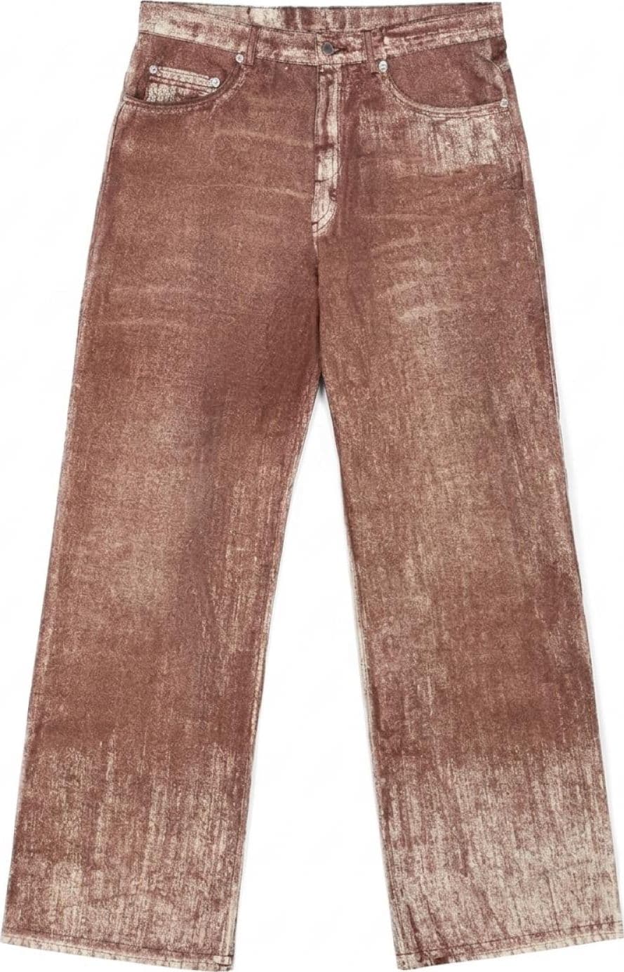 CAMPERLAB Paint Denim Jeans – BURGUNDY