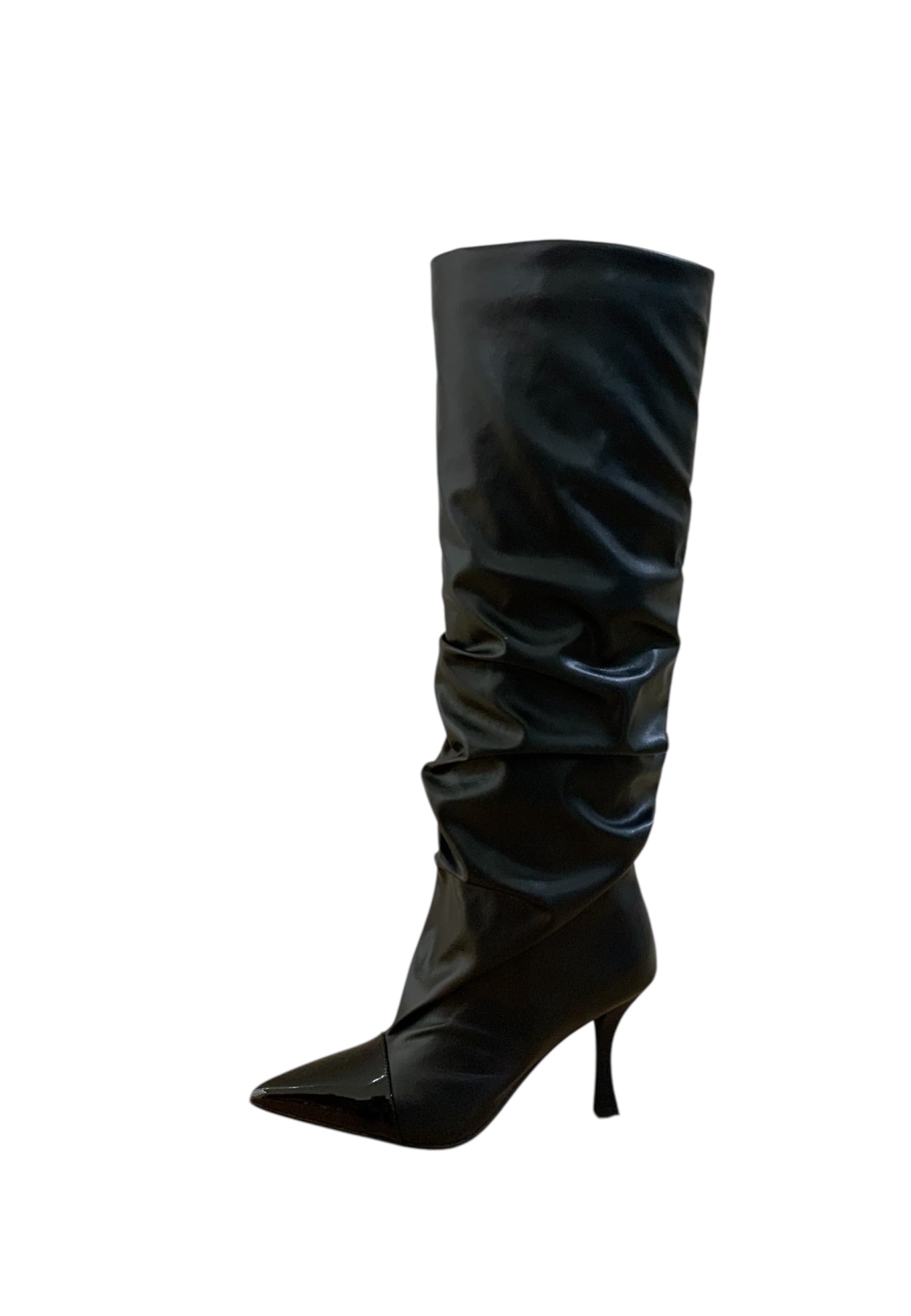 MARC ELLIS Stivali tacco 9cm drappeggiato Donna marc ellis con punta in vernice - 2