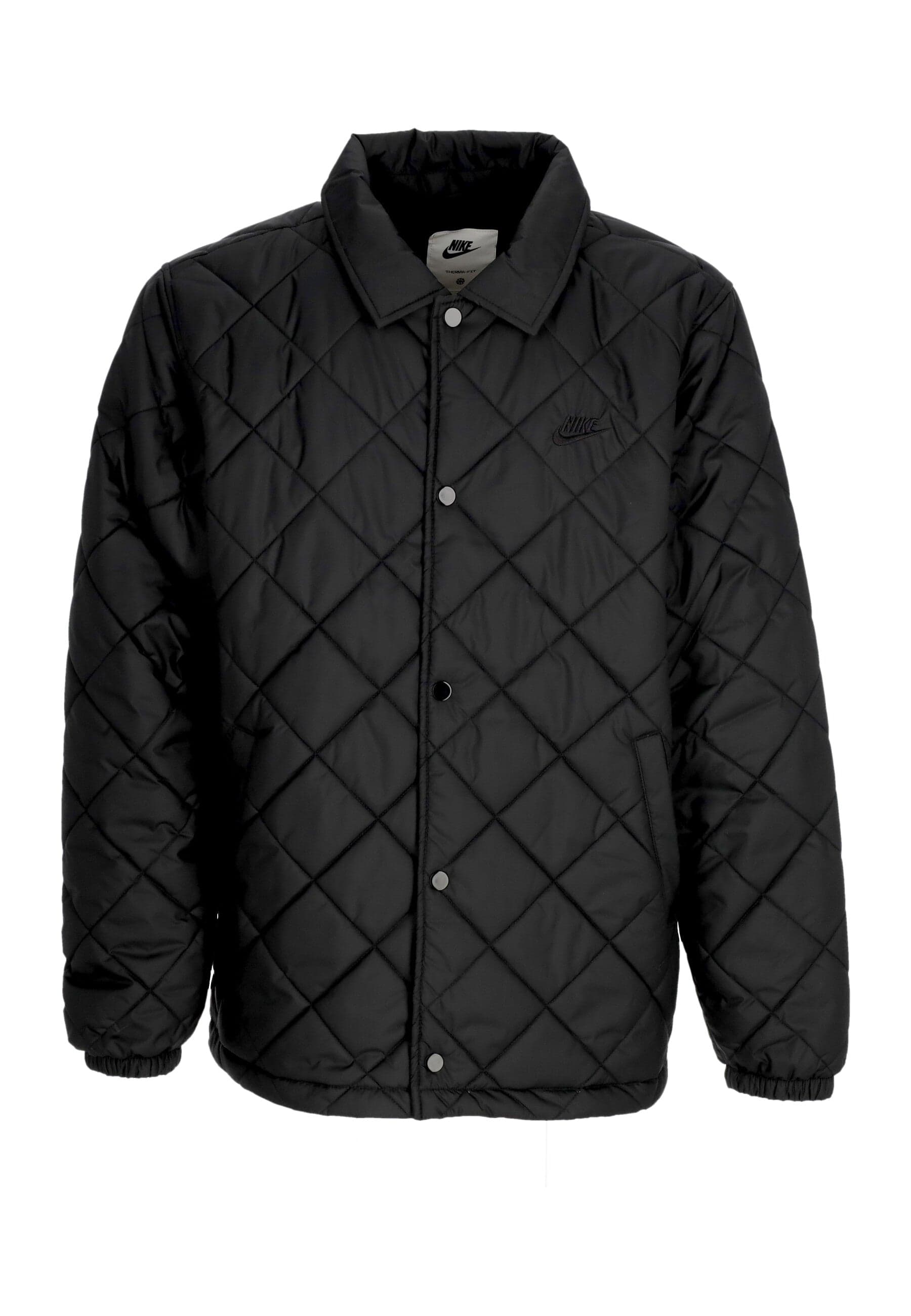 Nike Giacca Coach Jacket Uomo Club Therma-fit Jacket Black/black/black - 4