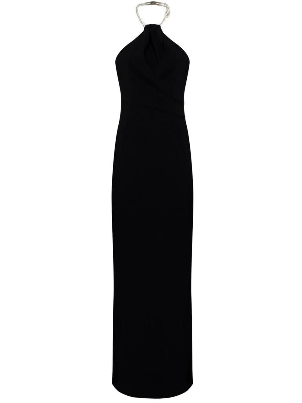 SOLACE LONDON Solace London - Vestito Maxi Dress Riva Nero e Rosa da Donna - 6