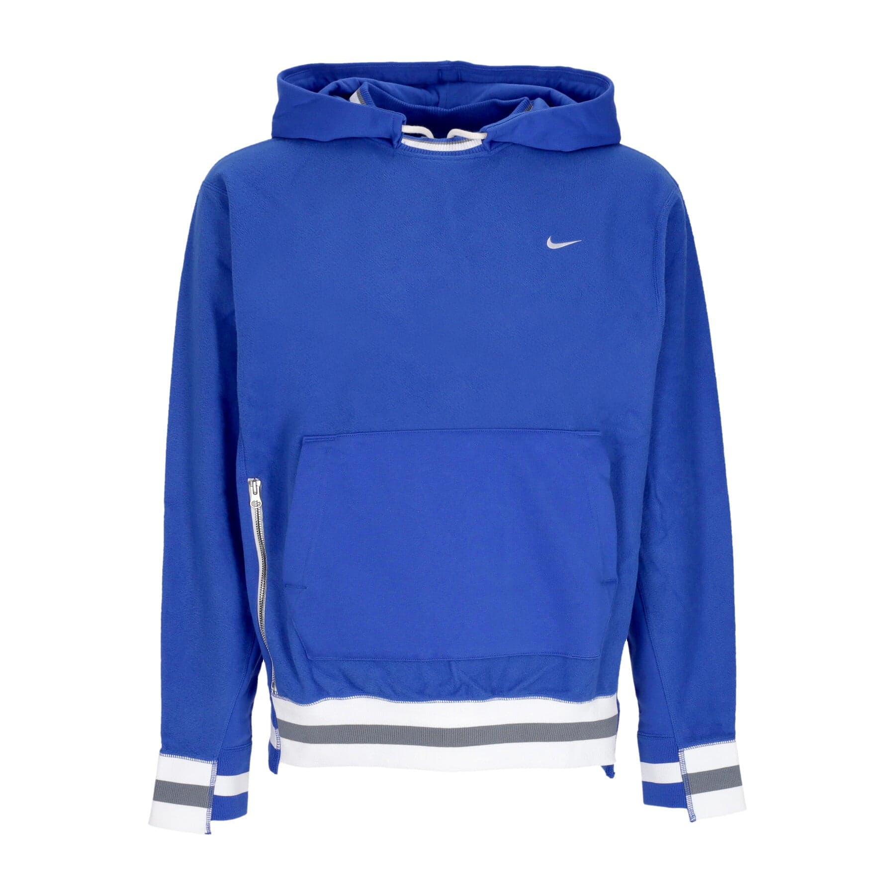 Nike Felpa Cappuccio Uomo Dri-fit Standard Issue Naos Hoodie Game Royal/white - 3