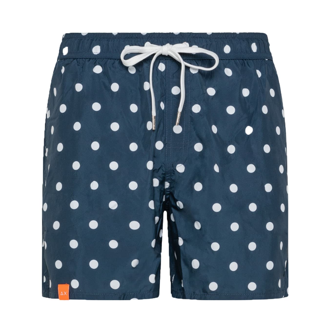 SUN68 BEACH Sun68 Beach - Swim Pant Print Formal F. 0701 Navy B./bianco H33114 - 3