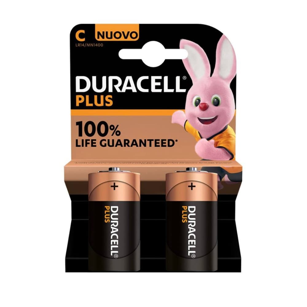DURACELL PLUS 100 MEZZATORCIA C MN1400 - 2 PZ