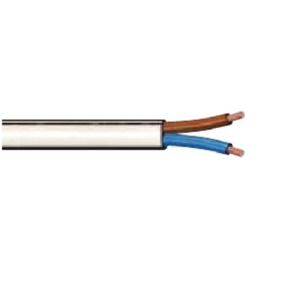 MATASSINA CAVO ELETTRICO ISOLANTE IN PVC 2X0.75MM 10M VDE NERO  -  PREZZO A MATASSA - 1