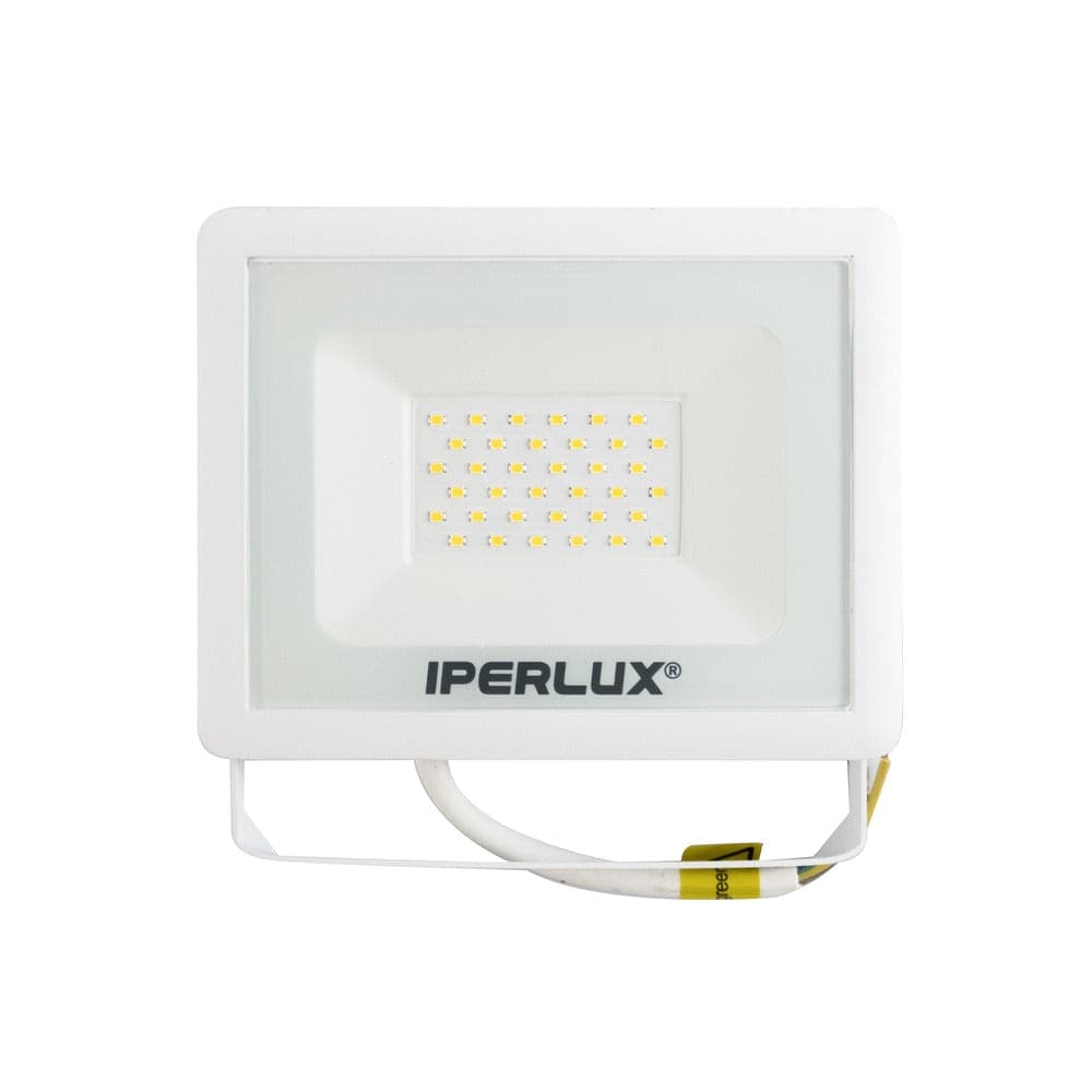 IPERLUX LED PROIETTORE EXTRA SLIM BIANCO IP65 30W 6000K