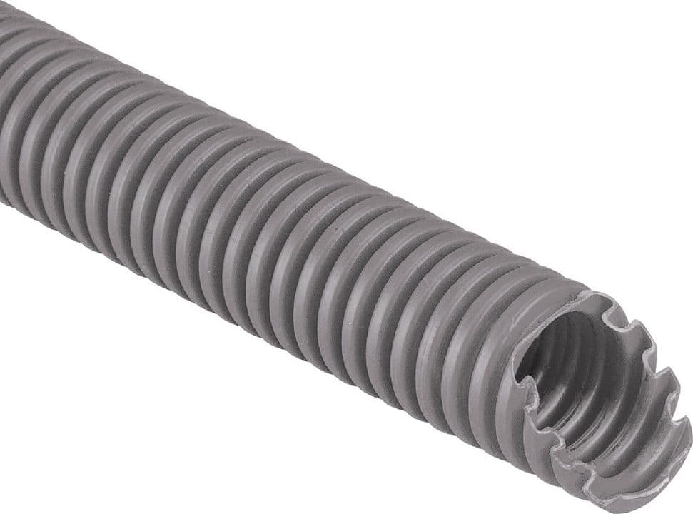 Tubo Corrugato PP HF 34223 Ø25 mm – bobina da 100 m – GRIGIO - 1