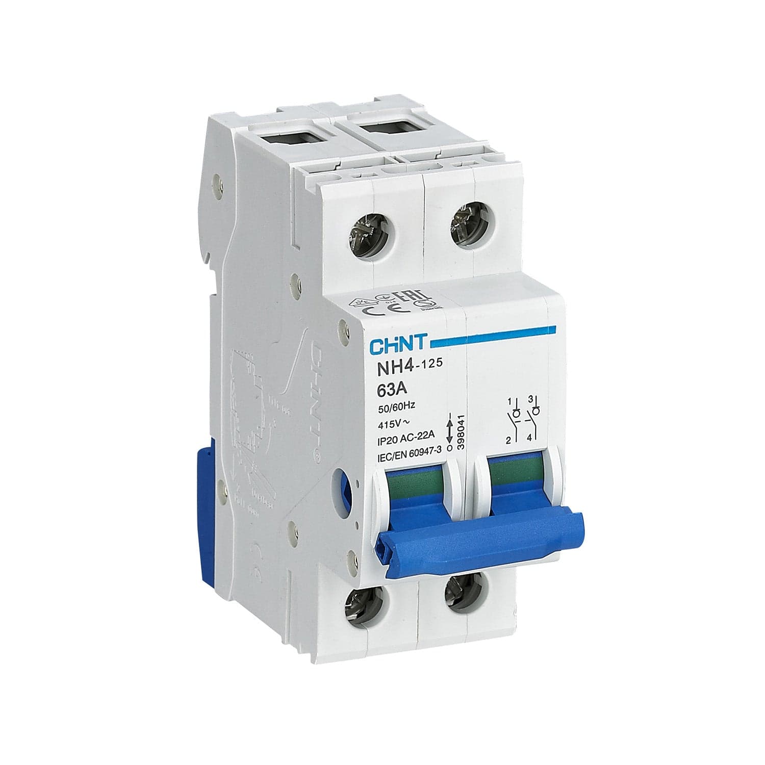 NH4-125/63-2P Sezionatore modulare 2P 63A