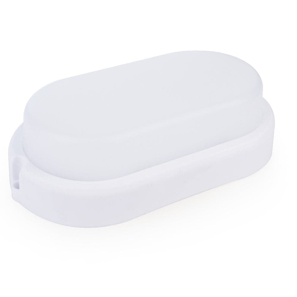 PLAFONIERA LED TEN IDEAS IP 54 ELITTICA 8W 640LM BIANCA C/CAVO - 1