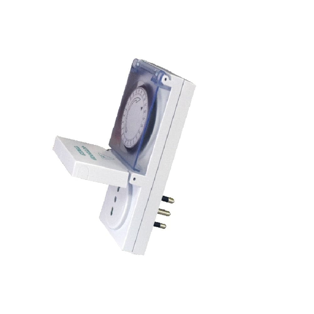 Timer giornaliero Presa Bipasso Spina 16A