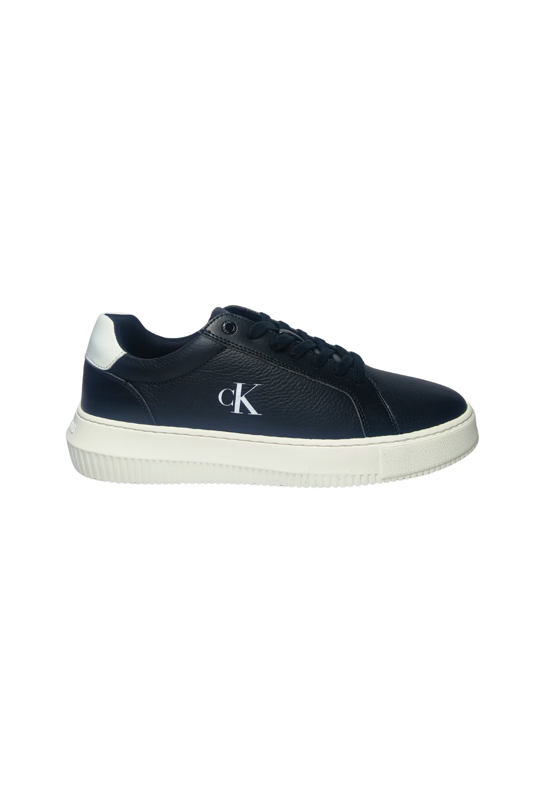 CALVIN KLEIN JEANS Scarpe Uomo Calvin Klein Jeans Sneakers basse, con logo laterale, lacci neri - 6