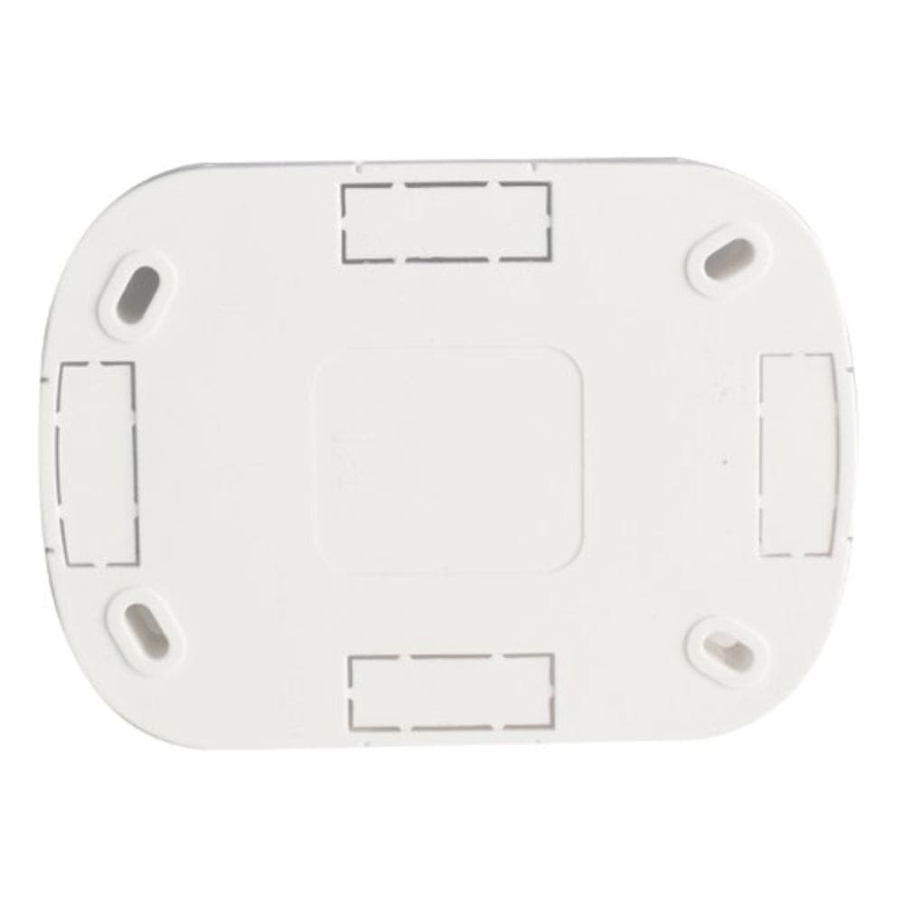 Supporto Distanziatore Rettangolare da Parete per Serie Ovale Bianco - 1
