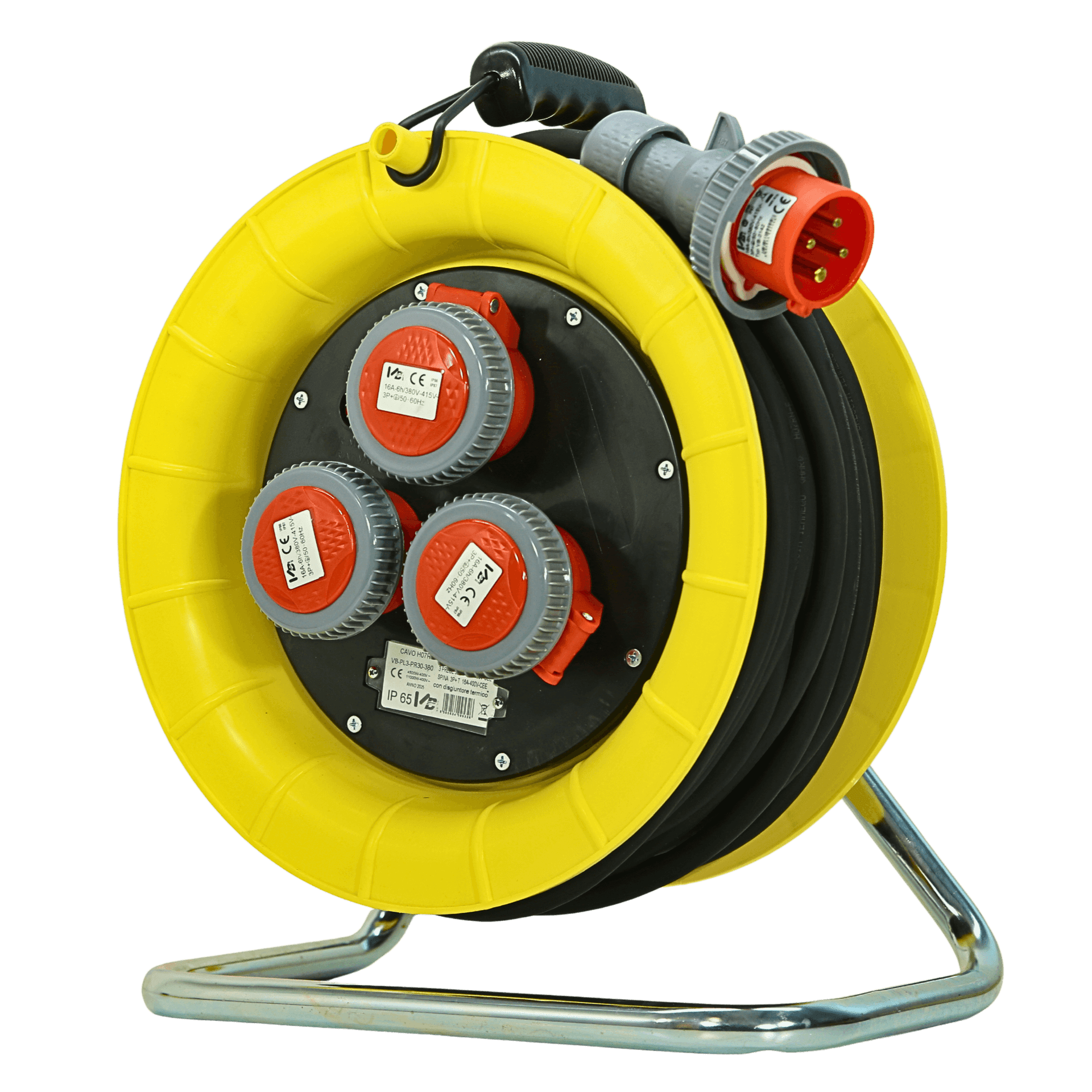 AVVOLGICAVO TERMOPL. 3P+T 16A 400V 30MT IP67 - Elettrowatt