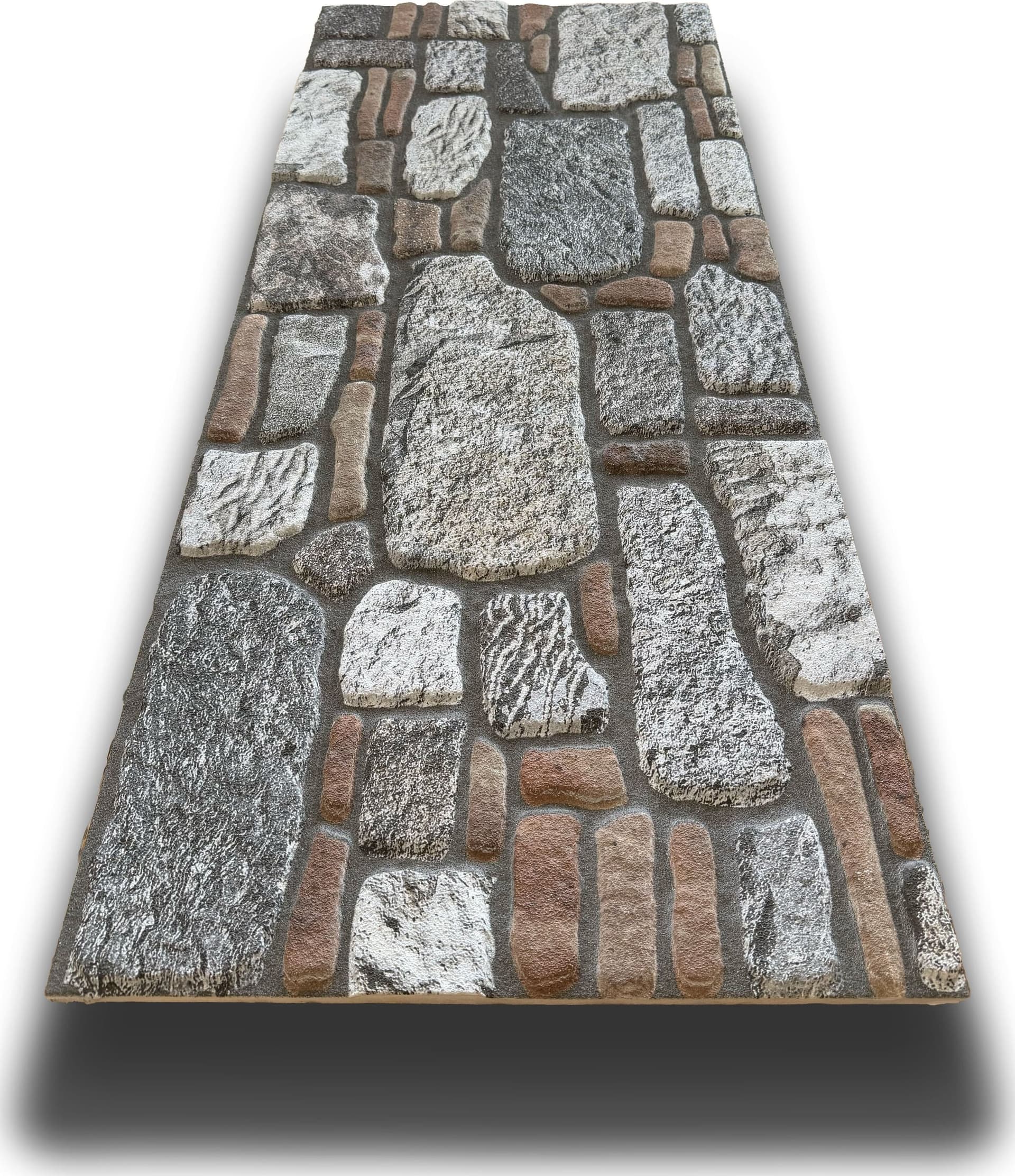 CAPPOTTO esterno - interno isolante in STYROFOAM 3D sp.2cm (120x50cm) con sabbiatura e malta Roccia e brick in Pannelli a muro 3D Eternal Parquet - Ariano Irpino, commercioVirtuoso.it
