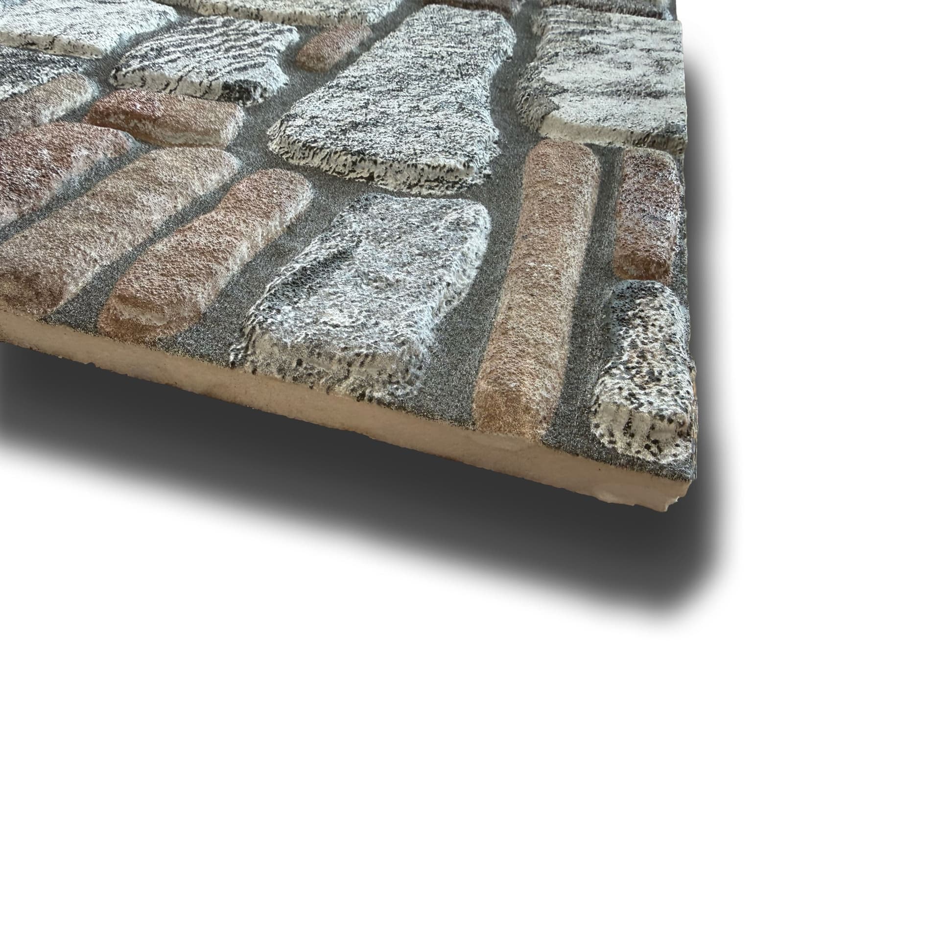 CAPPOTTO esterno - interno isolante in STYROFOAM 3D sp.2cm (120x50cm) con sabbiatura e malta Roccia e brick in Pannelli a muro 3D Eternal Parquet - Ariano Irpino, commercioVirtuoso.it