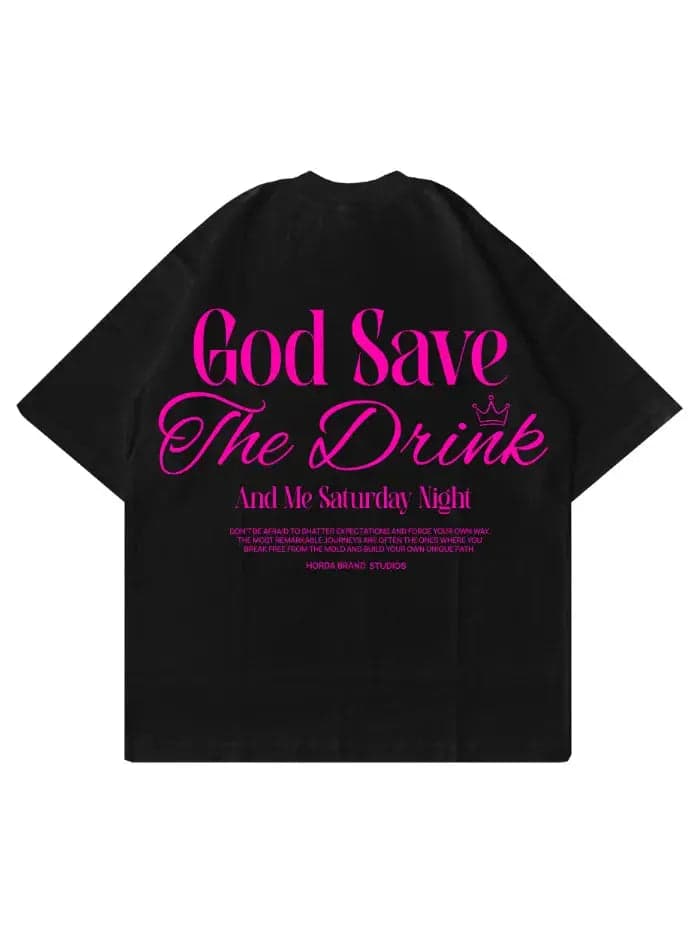 T-Shirt Nera 100% Cotone Made in Italy Save Me - 11