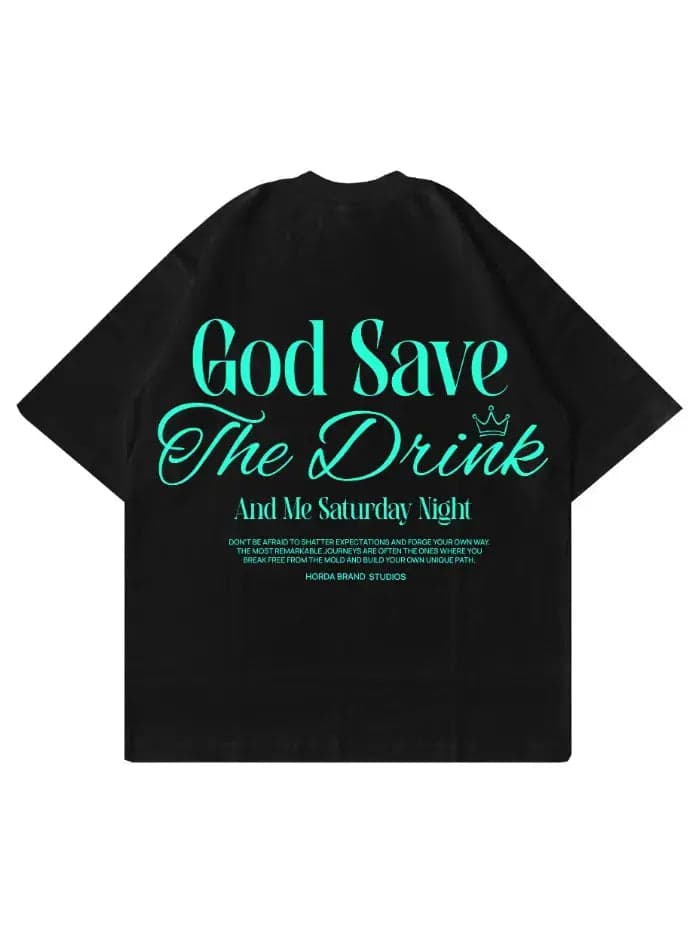 T-Shirt Nera 100% Cotone Made in Italy Save Me - 12