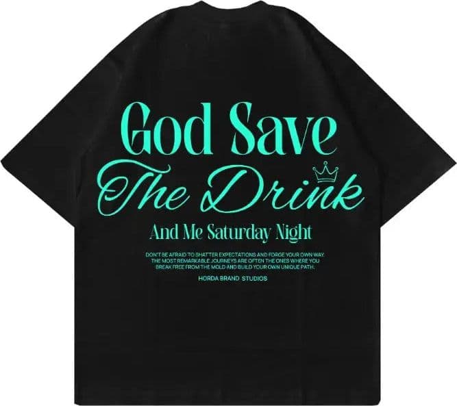 T-Shirt Nera 100% Cotone Made in Italy Save Me in T-shirt HORDA BRAND - Foiano Della Chiana, commercioVirtuoso.it