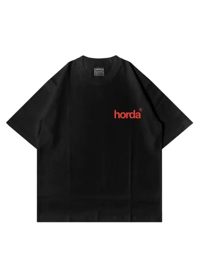 T-Shirt Nera 100% Cotone Made in Italy Save Me in T-shirt HORDA BRAND - Foiano Della Chiana, commercioVirtuoso.it