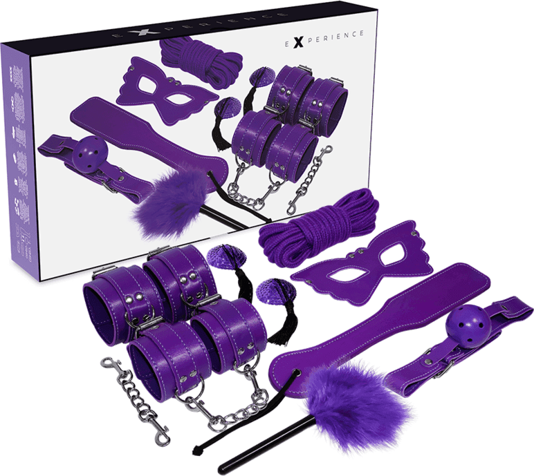 Kit Di Sottomissione BDSM Serie Viola EXPERIENCE Set Da 8 - 4