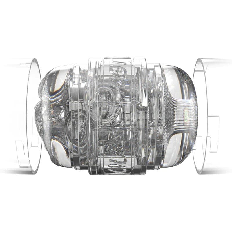 Doppio Masturbatore Trasparente Autumn Falls Quickshot FLESHLIGHT - 7
