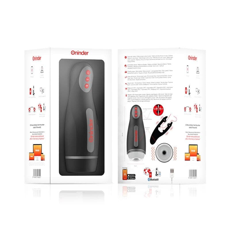 ONINDER - SEOUL MASTURBATORE MASCHILE RICARICABILE 10 VELOCITÀ - APP GRATUITA in Masturbatori a coppa manuali Desideria Shop - Latina, commercioVirtuoso.it