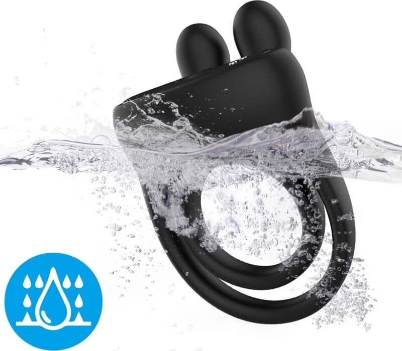 ARMONY - ANELLO VIBRATORE RABBIT NERO in Anelli fallici e vibranti Desideria Shop - Latina, commercioVirtuoso.it