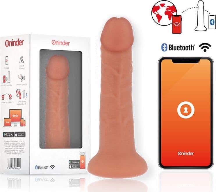 ONINDER - DILDO VIBRATORE GRANDE BOGOTÁ 9 VELOCITÀ NATURALE 22 CM -O- 4.5 CM - APP GRATUITA in Dildo realistici Desideria Shop - Latina, commercioVirtuoso.it