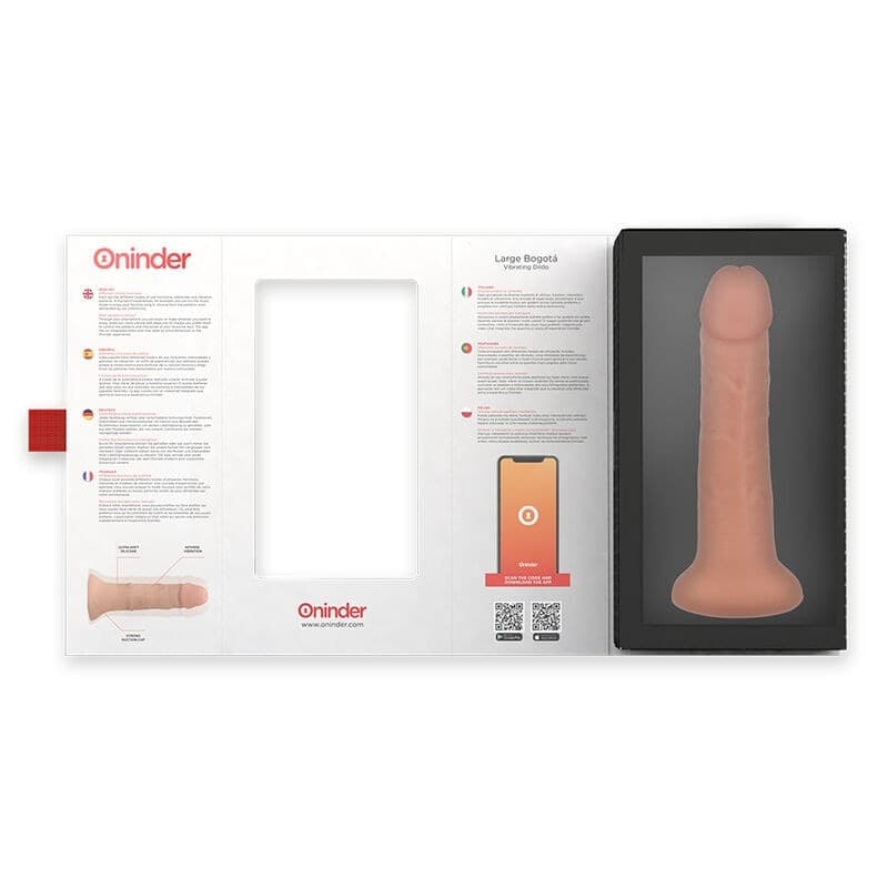 ONINDER - DILDO VIBRATORE GRANDE BOGOTÁ 9 VELOCITÀ NATURALE 22 CM -O- 4.5 CM - APP GRATUITA in Dildo realistici Desideria Shop - Latina, commercioVirtuoso.it