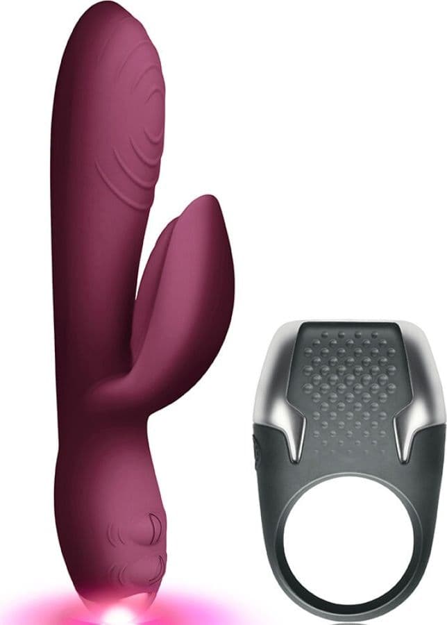 CLIMAXIMUM - LAMOUR KIT VIBRATORE CONIGLIO + ANELLO PER IL PENE A LED - 4