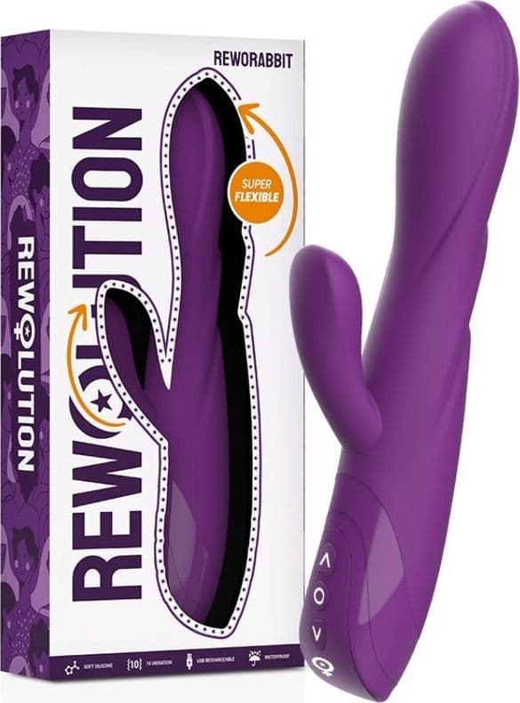 Vibratore Flessibile Con Coniglio REWOLUTION- REWORABBIT - 7